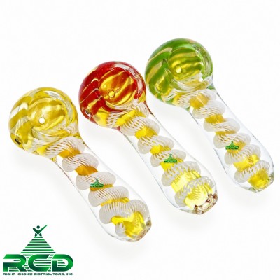 GLASS PIPE TWISTING FANCY GP2766 1CT